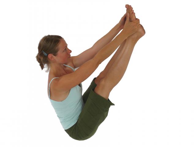 Boat Pose Variation
